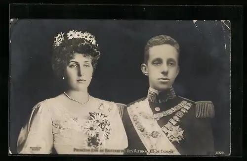 AK Das spanische Königspaar