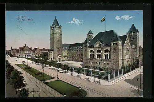 AK Posen / Poznan, Königliches Residenzschloss