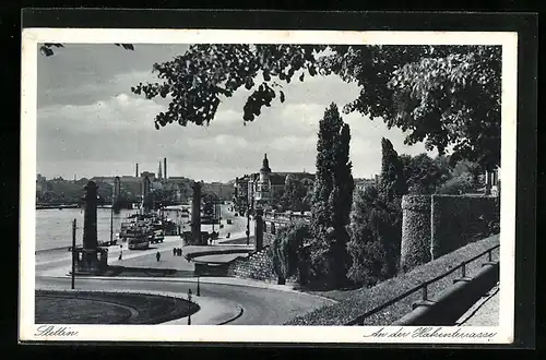 AK Stettin, Ortspartie an der Hakenterrasse