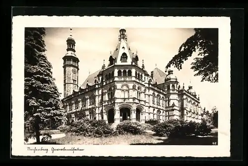 AK Reichenberg / Liberec, Blick zum Gewerbemuseum