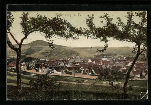 AK Rotenburg a. F., Panoramaansicht der Stadt