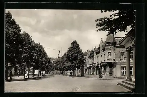 AK Senftenberg / Niederlausitz, Bahnhofstrasse