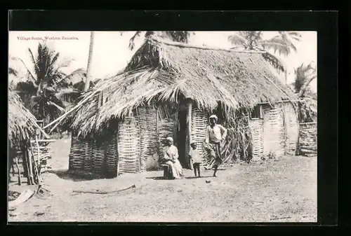 AK Western Jamaica, Village Scene