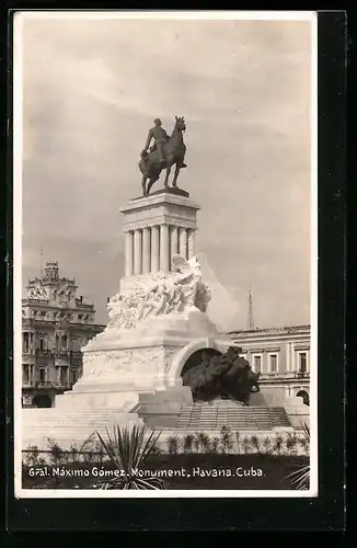 AK Havana, Gral. Máximo Gómez Monument