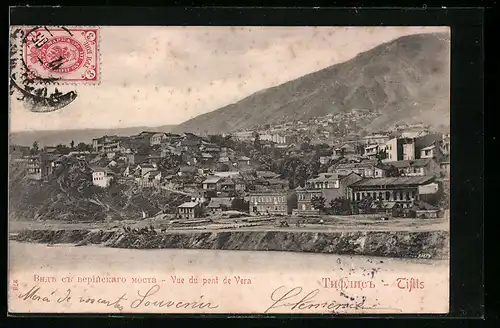 AK Tiflis, Vue du pont de Vera