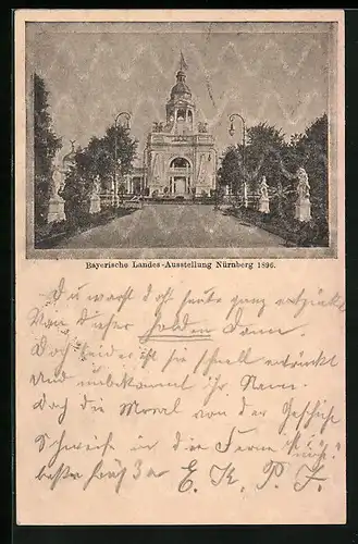 AK Nürnberg, Bayerische Landes-Ausstellung 1896