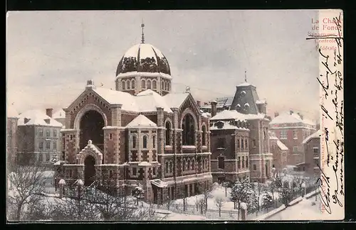 AK La Chaux-de-Fonds, Synagoge et Contrôle Fédéral