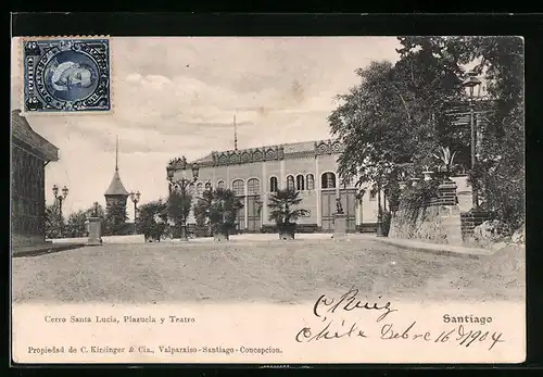 AK Santiago, Cerro Santa Lucia, Plazuela y Teatro