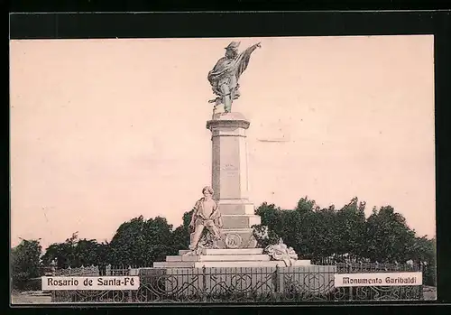 AK Rosario de Santa-Fé, Monumento Garibaldi