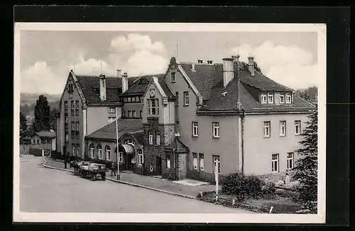 AK Lengenfeld /Vogtl., Ansicht vom Bahnhof