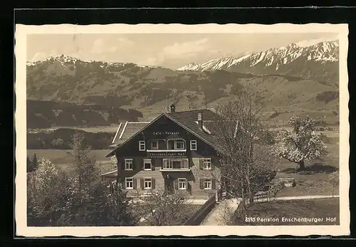 AK Sonthofen, Café-Pension Enschenburger Hof