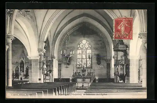 AK Martigne, Interieur de l`Eglise