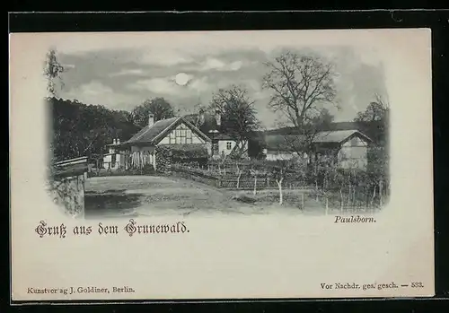 Mondschein-AK Grunewald, Paulsborn