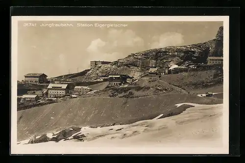 AK Jungfraubahn, Station Eigergletscher