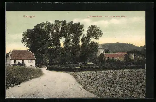 AK Ratingen, Hausermühle und Haus zum Haus