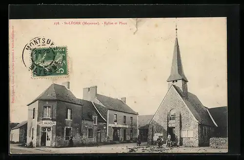 AK St-Léger, Eglise et Place