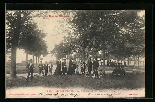 AK Le Fousseret, La Promenade du Picon