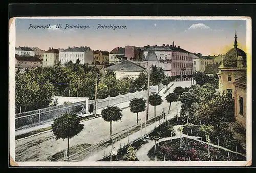 AK Przemysl, Ul. Potockiego, Blick in die Potockigasse