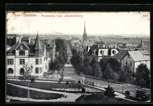 AK Bad Nauheim, Panorama vom Johannisberg aus gesehen