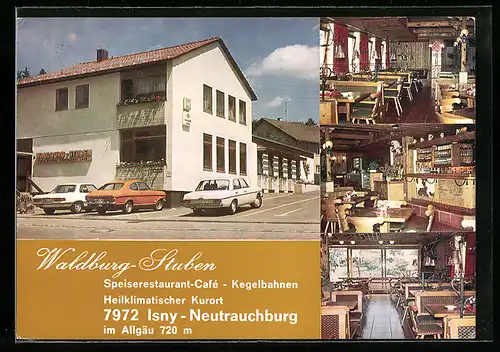 AK Isny-Neutrauchburg /Allgäu, Speiserestaurant-Café Waldburg-Stuben