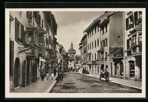 AK Schaffhausen, Strassenpartie im Ort