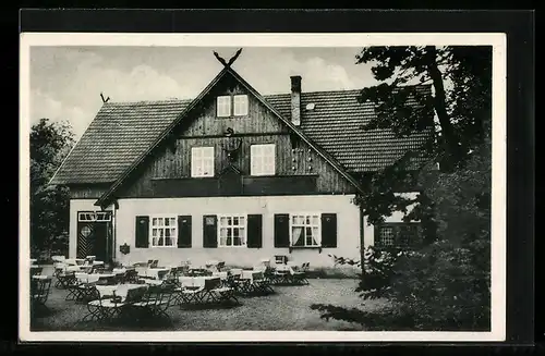 AK Bad Liebenstein /Thür. Wald, Waldgaststätte und Fremdenheim Hubertushof