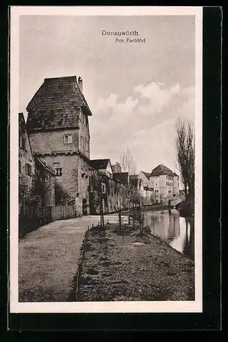 AK Donauwörth, Am Farbtörl mit Fluss