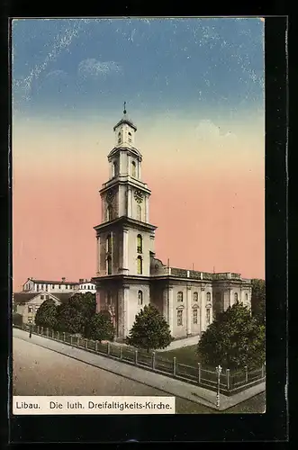 AK Libau, Die luth. Dreifaltigkeits-Kirche