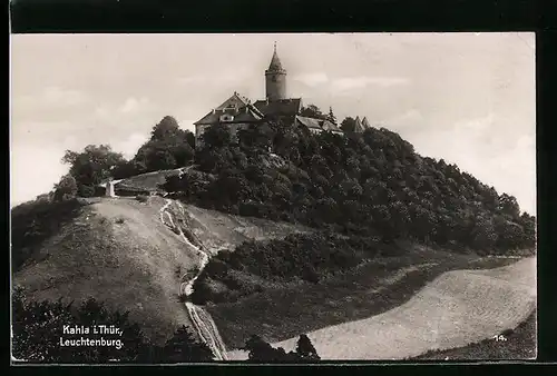 AK Kahla i. Thür., An der Leuchtenburg