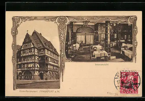 AK Alt-Frankfurt, Dom-Restaurant, Innen- & Aussenansicht