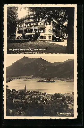 AK Schliersee, Gasthof Seehaus, Gesamtansicht