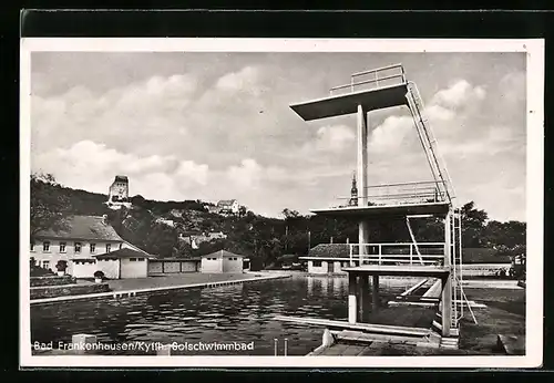 AK Bad Frankenhausen, Schwimmbad am Kyffhäuser