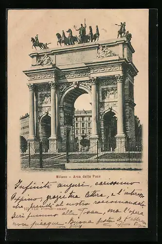 AK Milano, Arco della Pace