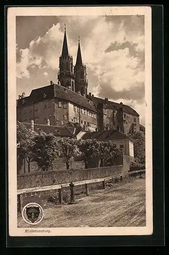 AK Deutscher Schulverein Nr. 341: Klosterneuburg, Ortsansicht mit Kirchtürmen