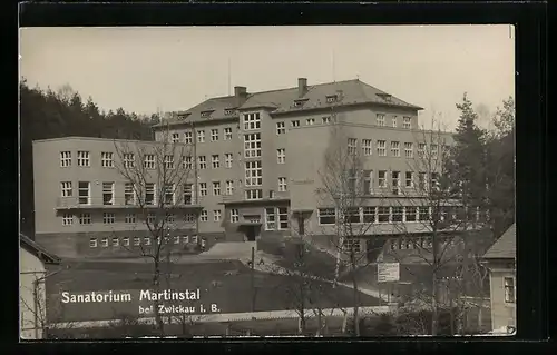 AK Zwickau i.B. / Cvikov, Sanatorium Martinstal