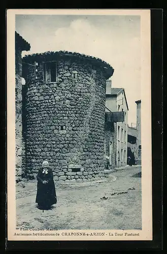 AK Craponne-sur-Arzon, La Tour Pasturel