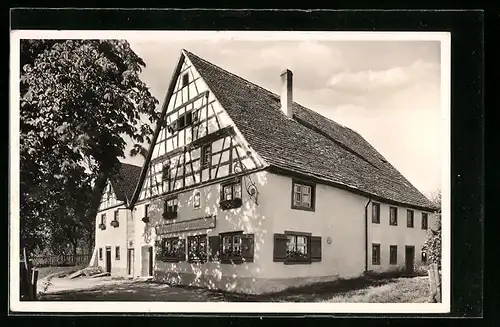 AK Kreenheinstetten, Geburtshaus v. Abraham a Sancta Clara (1644-1709)