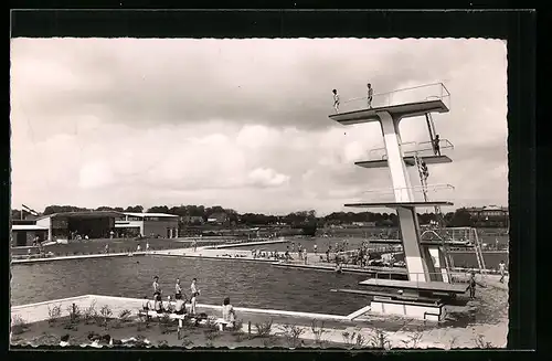 AK Rendsburg, Sprungturm der Badeanstalt