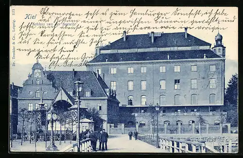 AK Kiel, Schloss von der Seeseite aus gesehen