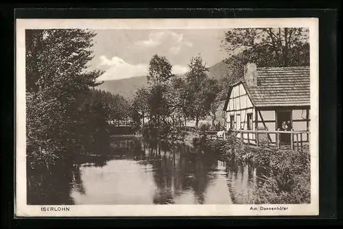 AK Iserlohn, Partie am Haus Dannenhöfer