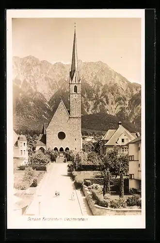 AK Schaan, Kirche im Sonnenschein