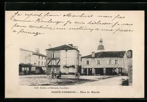 AK Sauzé-Vaussais, Place du Marché