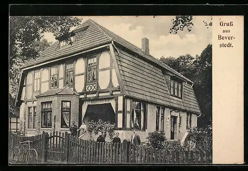 AK Beverstedt, Haus mit Anwohnern