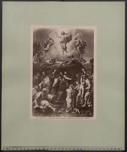 Fotografie Alinari, No. 7710, Ansicht Rom - Roma, Pinacoteca Vaticana, La Trasfigurazione sul monte Tabor, (Raffaello)