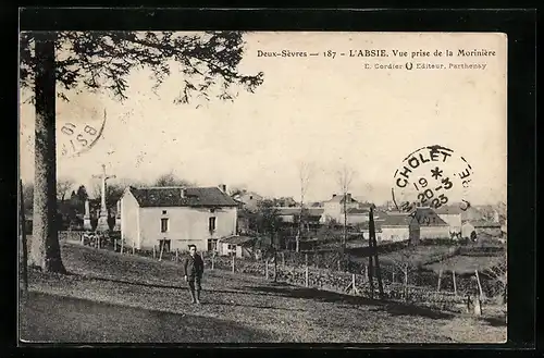 AK L`Absie, Vue prise de la Morinière