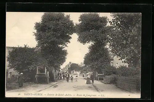 AK Saint-Aubin, Entrée de Saint-Aubin