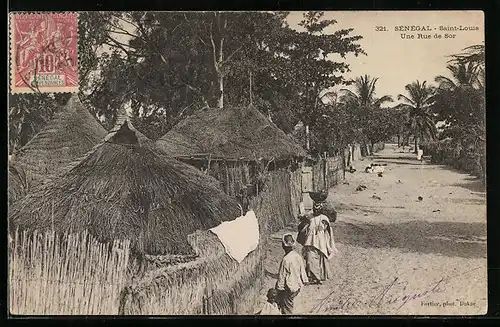 AK Saint-Louis, Une Rue de Sor