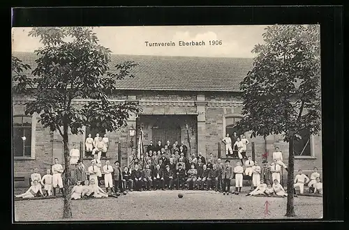 AK Eberbach, Gruppenbild des Turnvereins