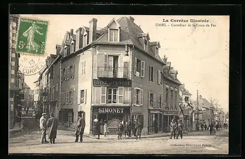 AK Ussel, Hotel du Centre, Carrefour de la Croix de Fer