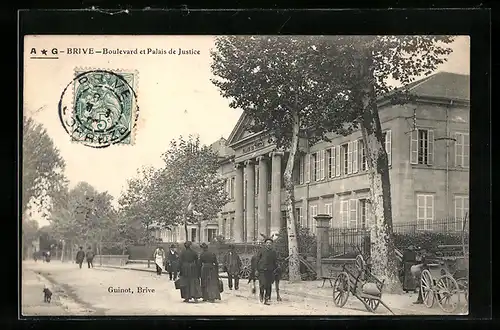 AK Brive, Boulevard et Palais de Justice